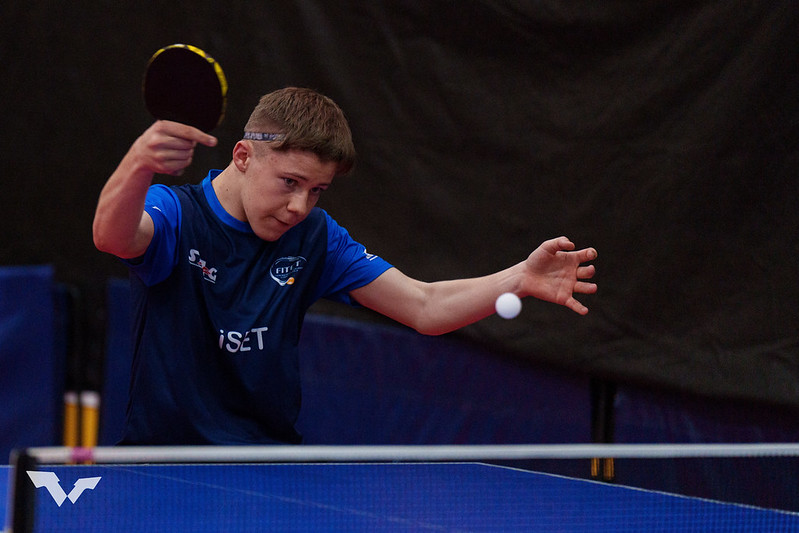 WTT Youth Contender Platja dAro 2024 Erik Paulina in azione