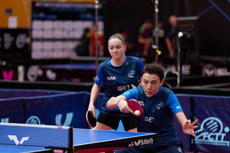 WTT Youth Contender Platja dAro 2025 Manon Loth e Giulio Campagna in azione