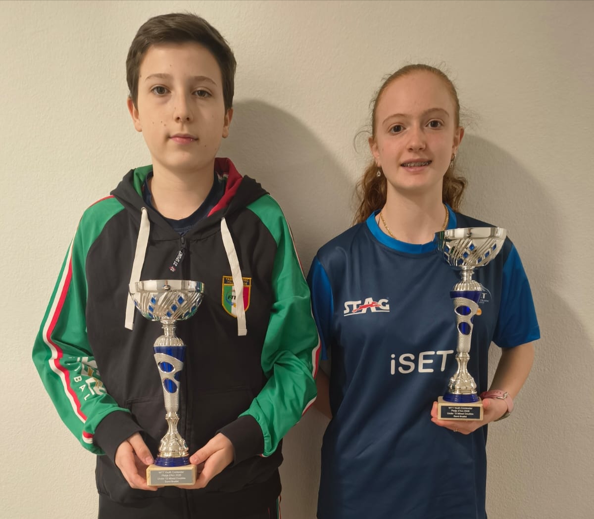 WTT Youth Contender Platja dAro 2026 Pietro Campagna e Alice Borsani terzi nel doppio misto Under 15