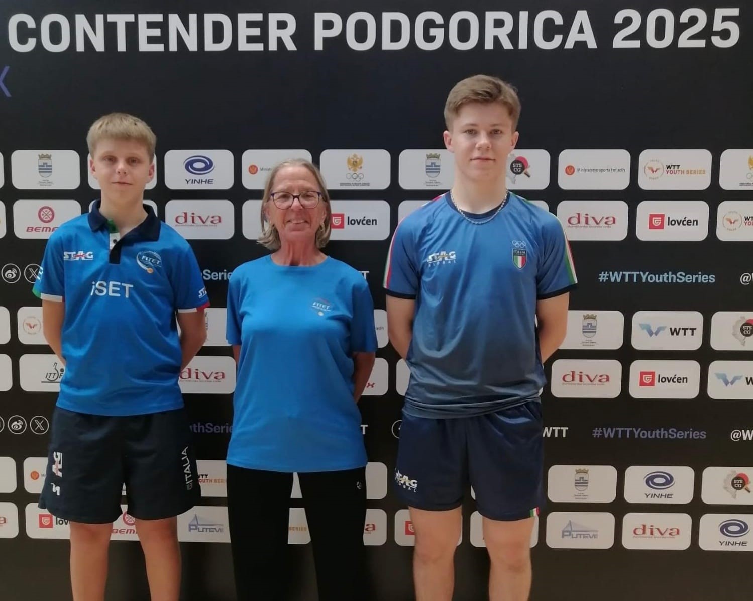 WTT Youth Contender Podgorica 2025Jan Slavec Sonja Milic ed Erik Paulina