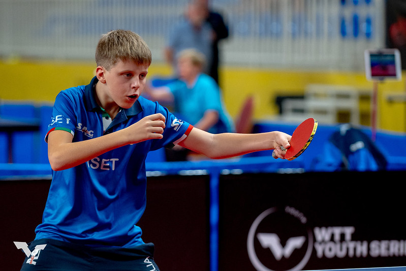 WTT Youth Contender Podgorica 2025 Jan Slavec in azione