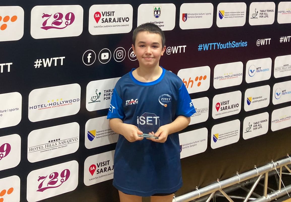 WTT Youth Contender Sarajevo 2024 Giorgio Borghese terzo nel singolare Under 11