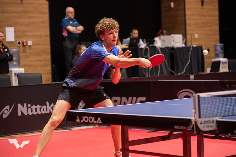 WTT Youth Contender Sarajevo 2026 Giacomo Izzo in azione