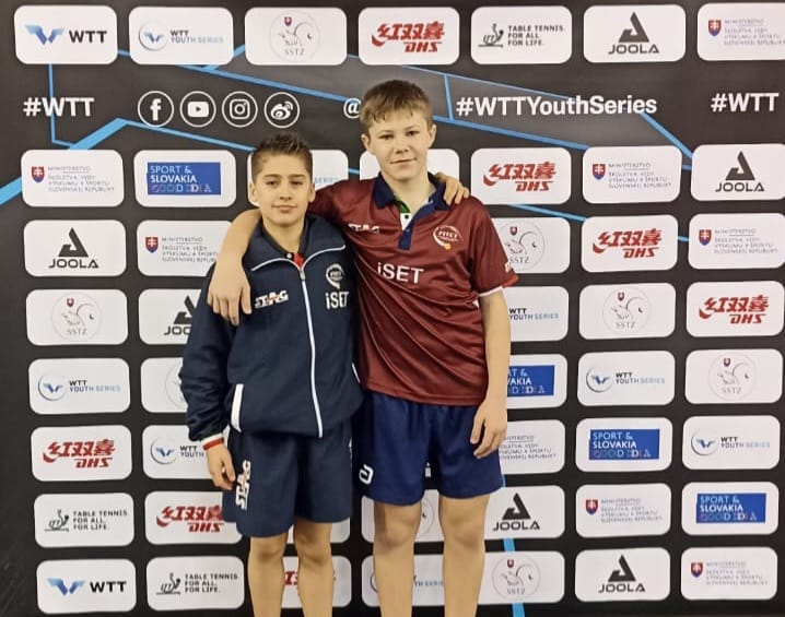 WTT Youth Contender Senec 2022 Francesco Trevisan ed Erik Paulina