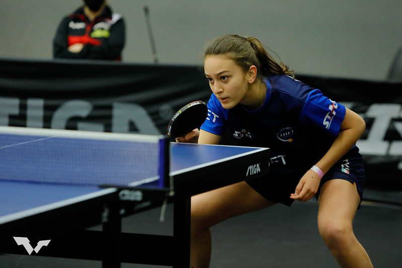 WTT Youth Contender Spa 2002 Miriam Carnovale in azione