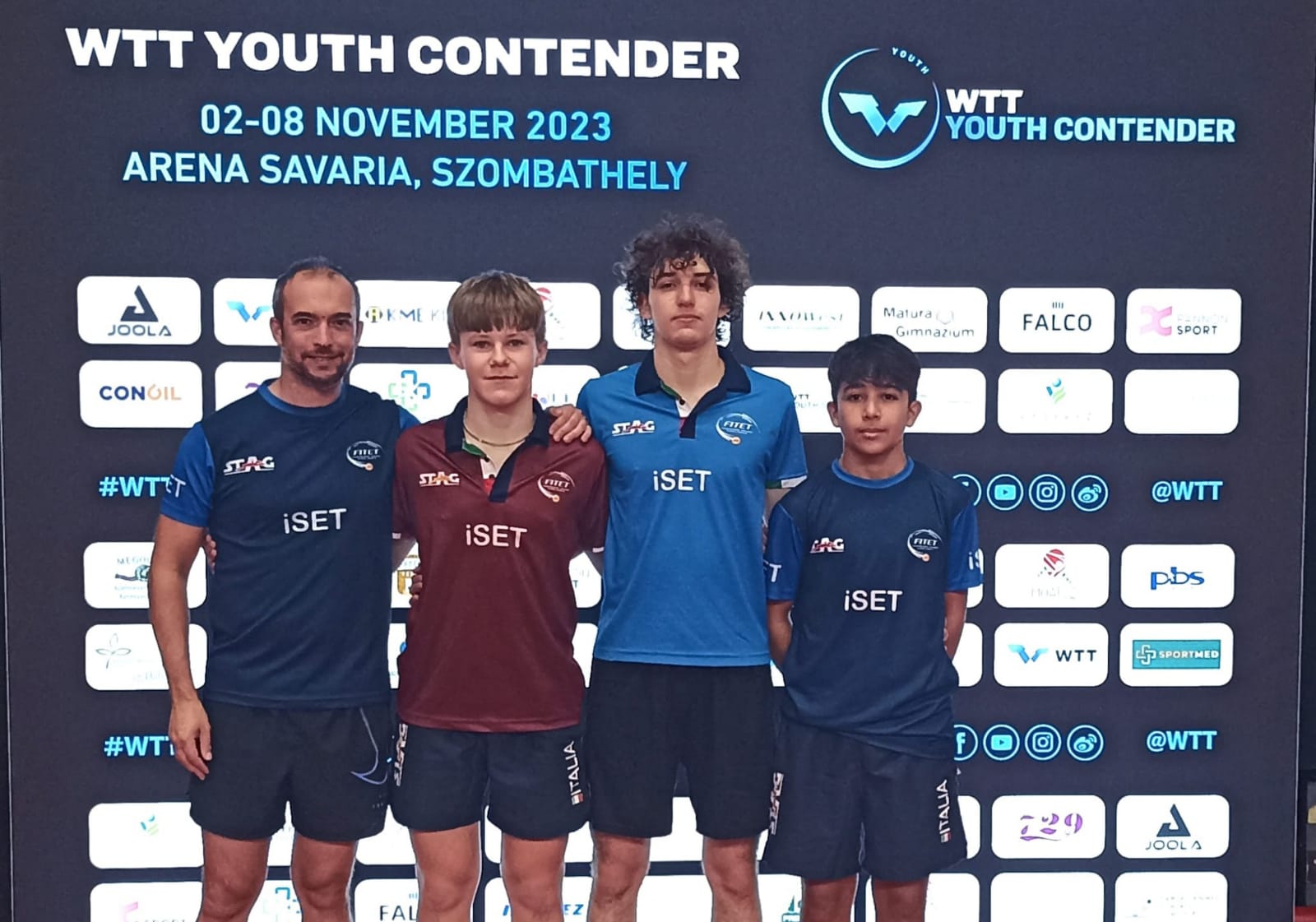 WTT Youth Contender Szombathely 2023 gli azzurri in gara