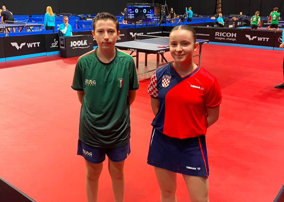 WTT Youth Contender Szombathely 2026 Pietro Campagna e Lizett Fazekas nel doppio misto Under 15