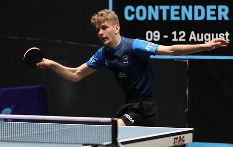 WTT Youth Contender Tunis 2023 Giacomo Izzo in azione nel singolare Under 17