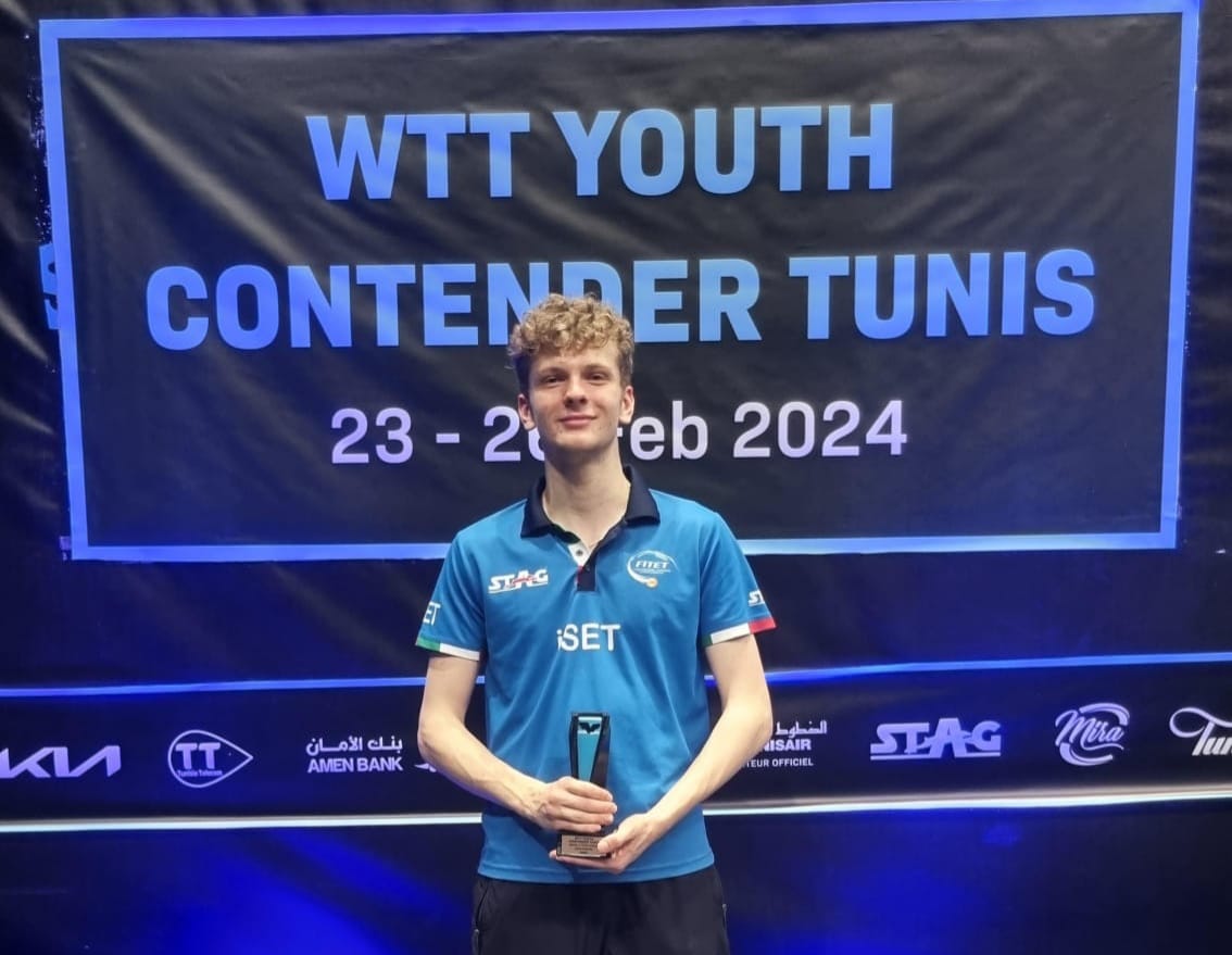 WTT Youth Contender Tunis 2024 Giacomo Izzo terzo nel singolare Under 17