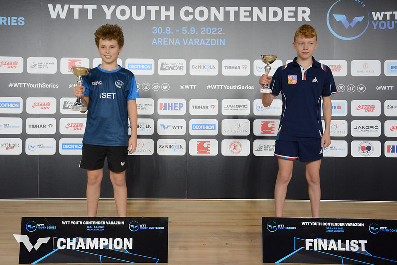 WTT Youth Contender Varazdin 2022 Danilo Faso vincitore