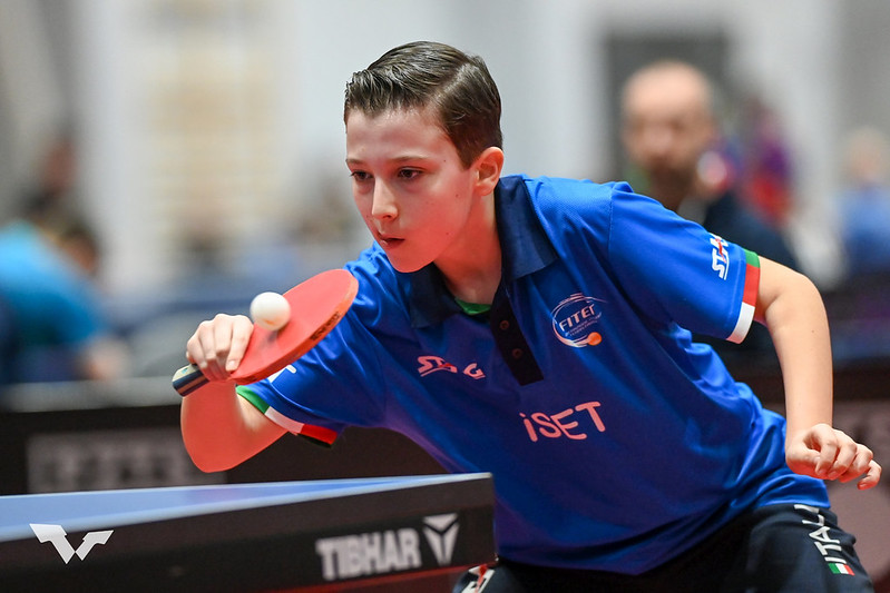 WTT Youth Contender Wladyslawowo 2025 Pietro Campagna in azione