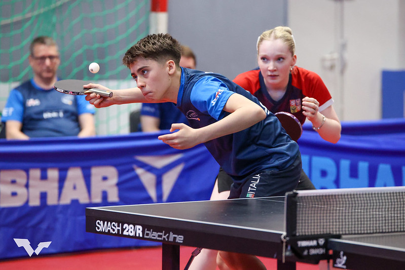 WTT Youth Star Contender Metz 2025 Francesco Trevisan e Hanka Kodet