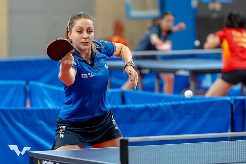 WTT Youth Star Contender Podgorica 2024 Nicole Arlia in azione