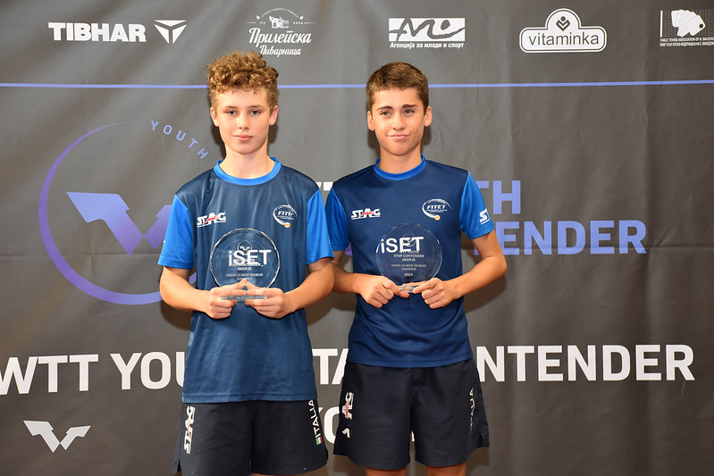 WTT Youth Star Contender Skopje 2024 Danilo Faso e Francesco Trevisan primi nel doppio Under 15