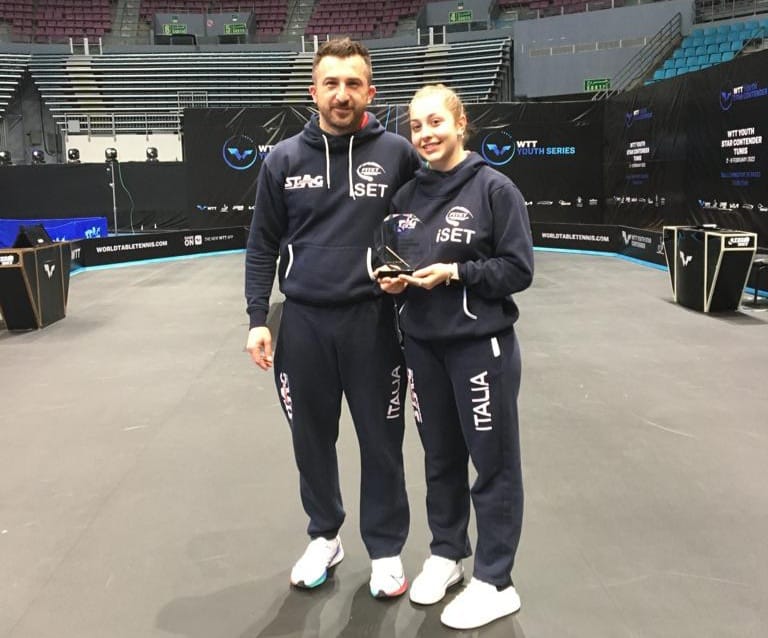 WTT Youth Star Contender Tunis 2022 Nicola Arlia premiata con Giuseppe Del Rosso