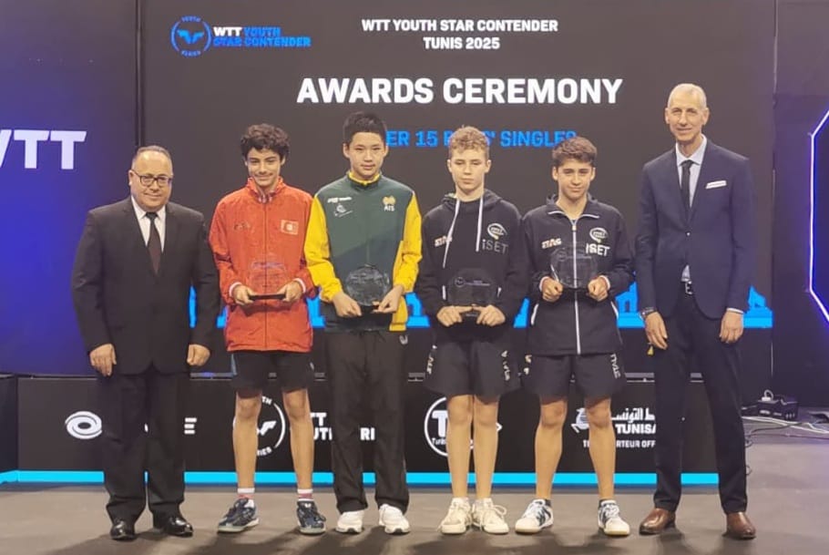 WTT Youth Star Contender Tunis 2025 Danilo Faso e Francesco Trevisan vincitori del doppio maschile Under 15