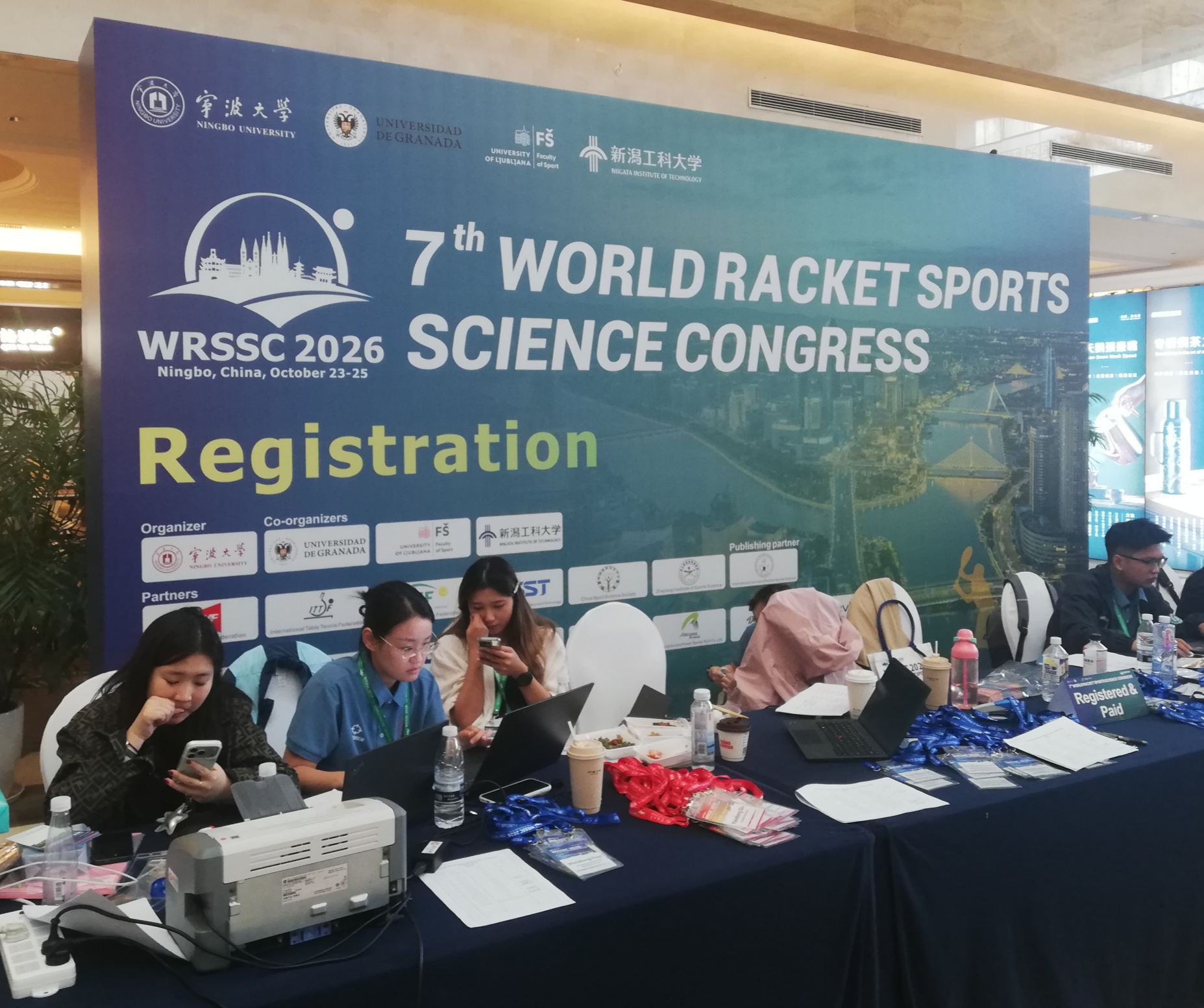 World Racket Sports Science Congress 2026 a Ningbo 