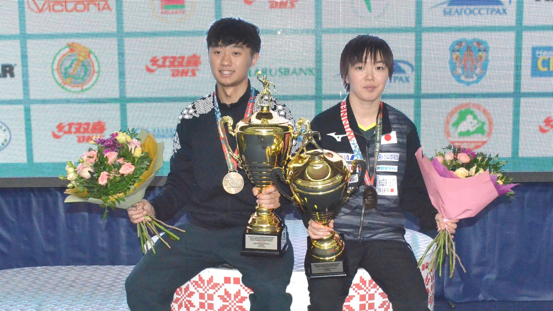 Zhao Zihao e Saki Shibata vincono Challenge Open di Bielorussia 2018