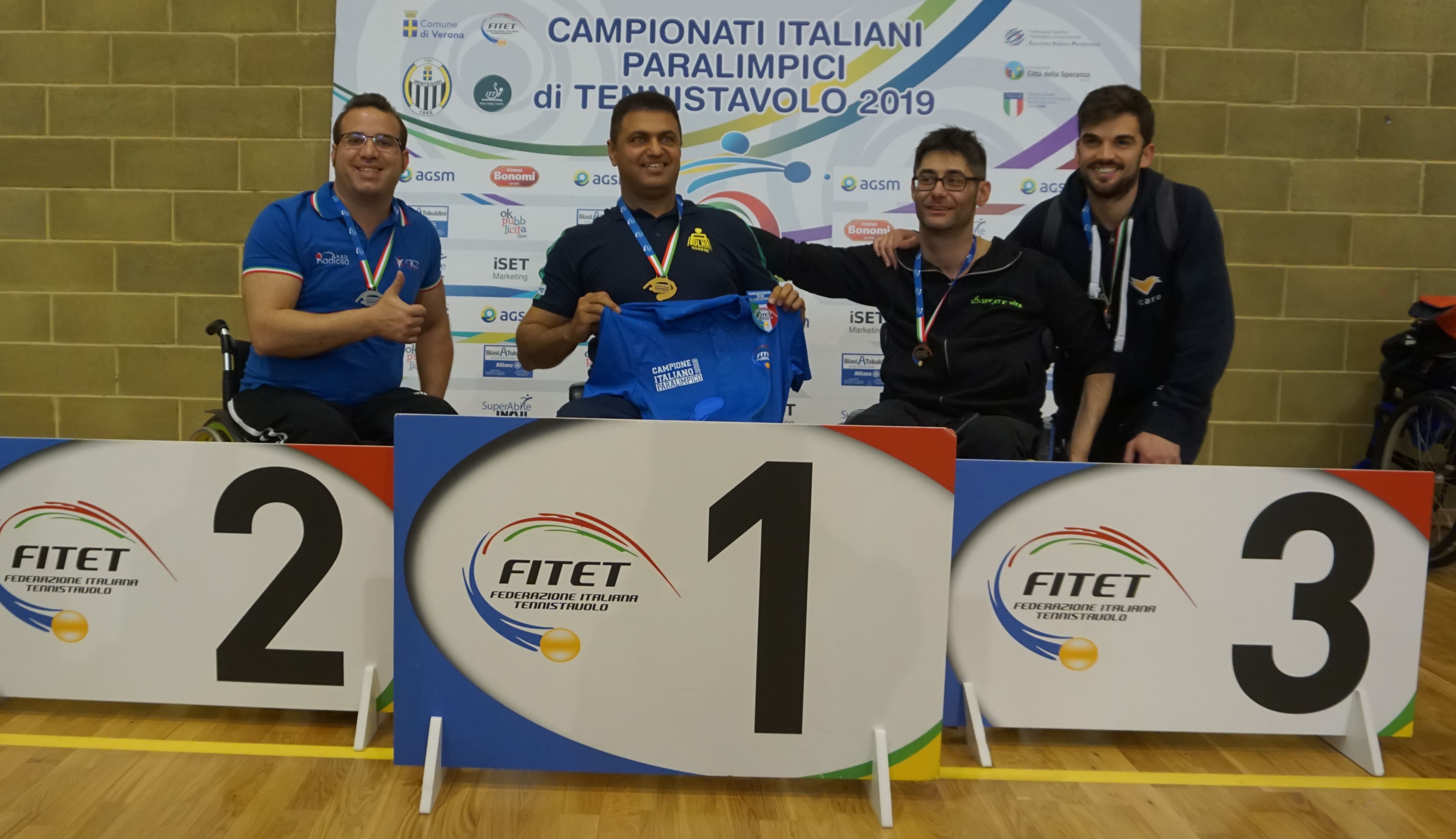 podio maschile esordienti 1 5 Verona 2019