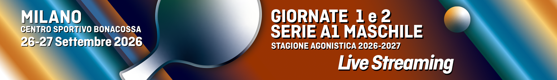 2026 Banner GIORNATA 1e2 SERIE A1 MASCHILE a