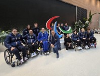 Campionati_Europei_Paralimpici_di_Helsingborg_2025_Nazionale_azzurra_in_partenza