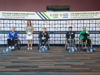 ITTF_World_Para_Elite_Spokane_2025_podio_del_singolare_femminile_di_classe_1-3_con_Giada_Rossi_dargento