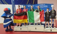Portugal_Open_Europe_Youth_Series_2026_podio_del_doppio_misto_Under_13_con_Pietro_Campagna_e_Serena_Rossati_oro
